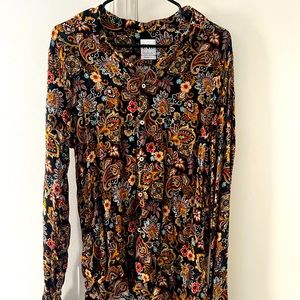 Zara floral shirt